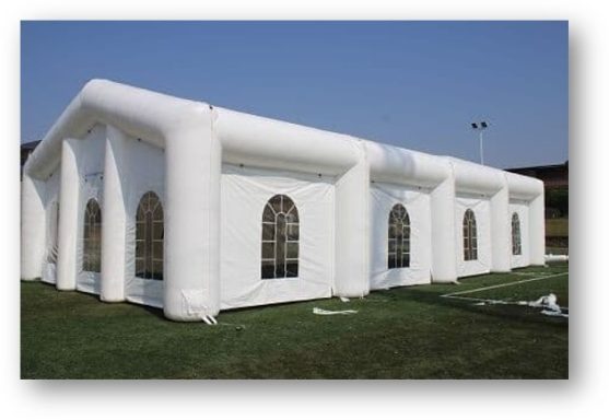 Innovation meets infinite design possibilities in the realm of inflatable marquees.